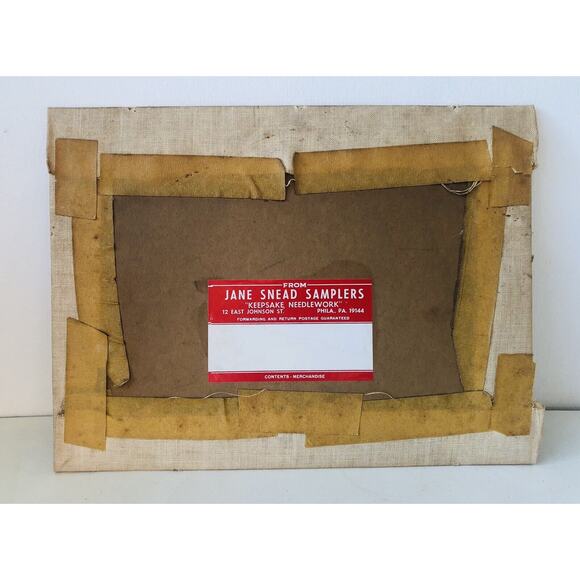 Vintage Cross Stitch Sampler Children’s Room Kids Chores Keep It Neat As Can Be - Picture 2 of 12